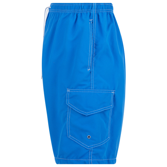 2-Pack Men Swim Trunks, Men Board Shorts Cargo Pocket Bathing Suit Blue & Olive - Picture 4 of 11